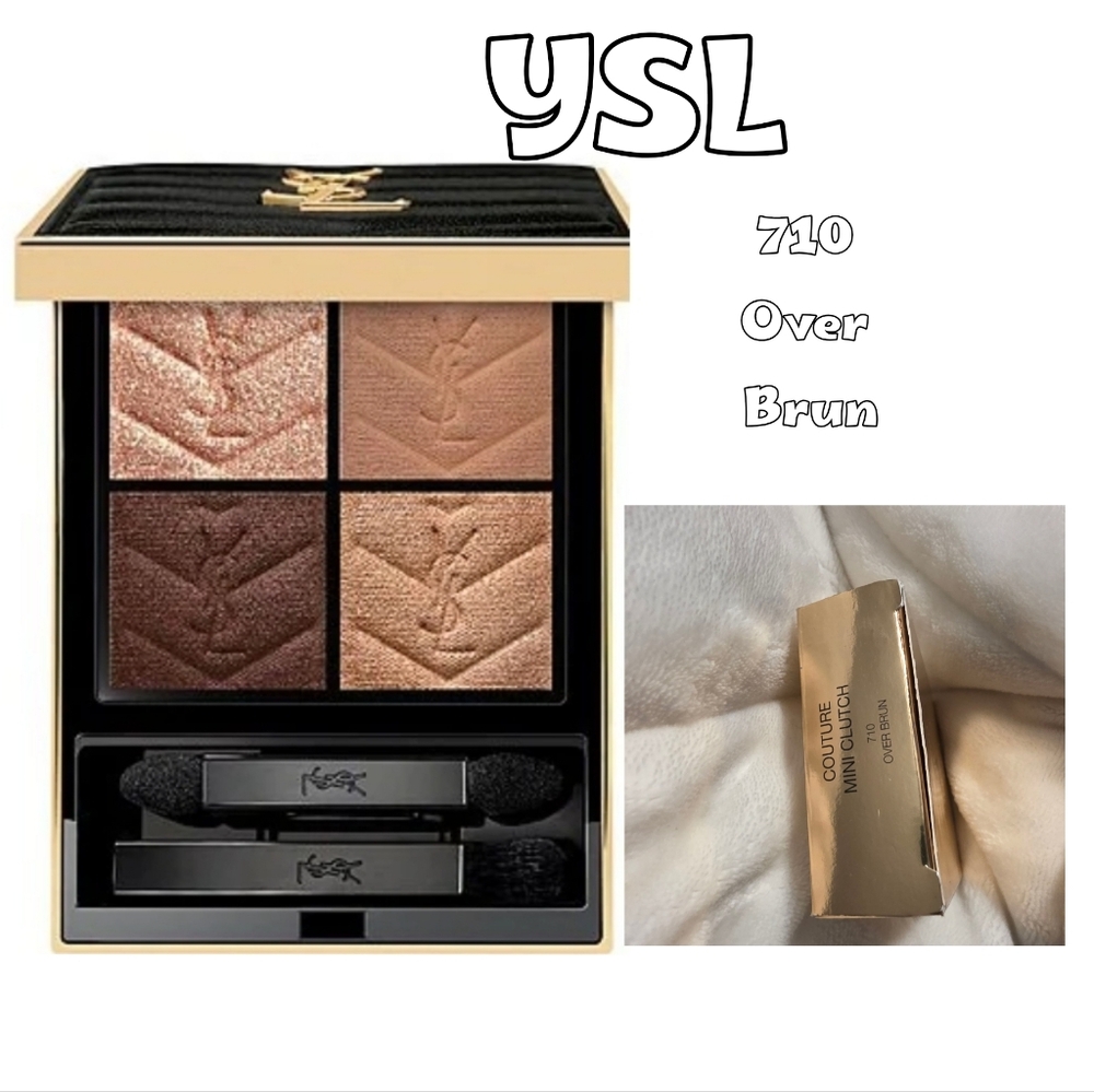 Yves Saint Laurent Couture MiniClutch Eyeshadow Palette  710 Over Brun NEW
